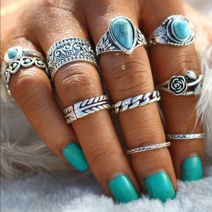Jewelry - Boho Ring Set Jewelry - Boho Ring Set